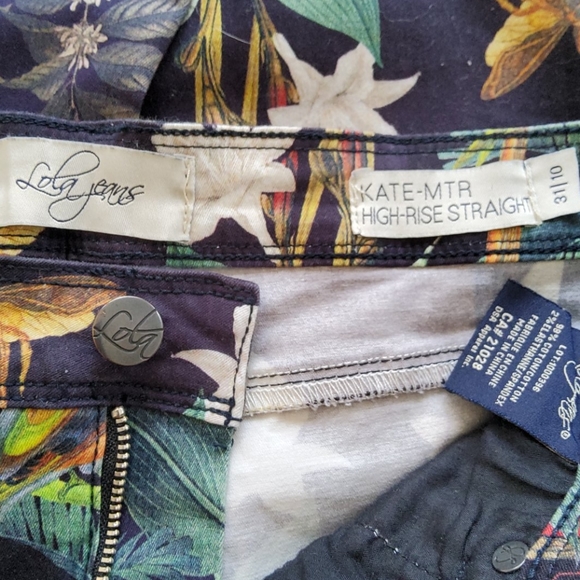 Lola Jeans Kate Stretch High Rise Straight - Picture 5 of 12